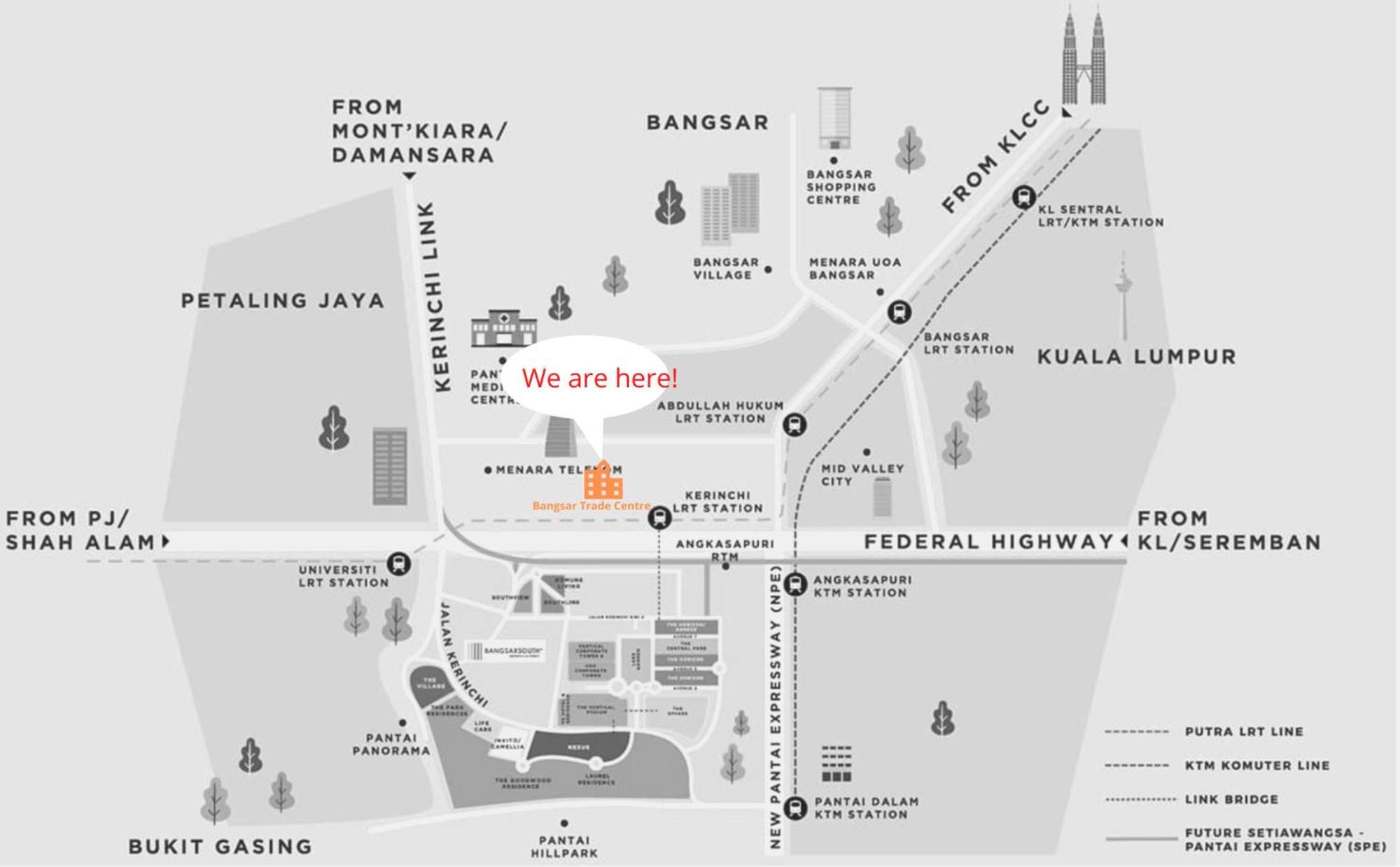 Supernova Bangsar South Mid Valley Universiti Malaya Leilighet Kuala Lumpur Eksteriør bilde